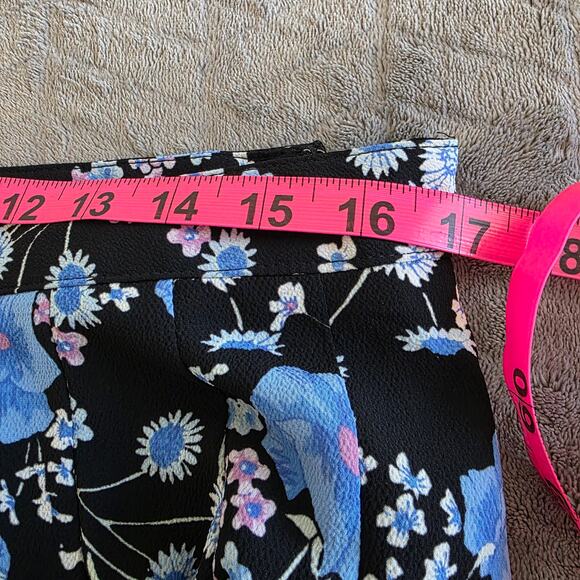 Talbots Pleated Wildflowers Midi Skirt sz 12 - Picture 7 of 9